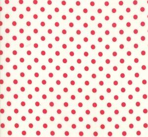 Rødte dotter på nesten hvit bunn 2m