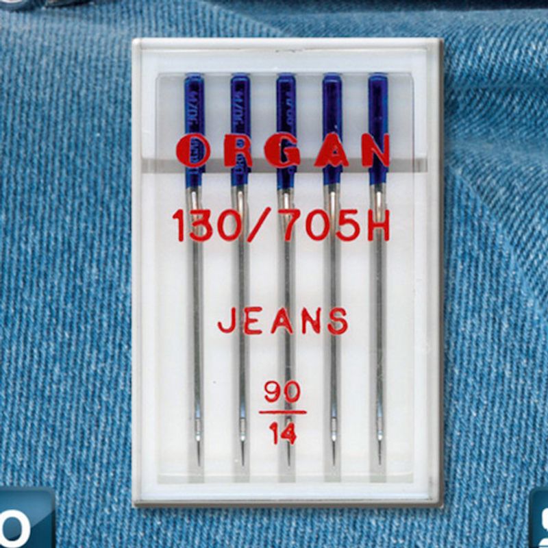 Jeans nåler 5pk - har str 90
