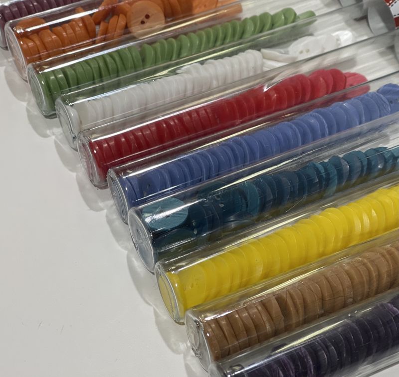 Knapper - plast 15mm 
