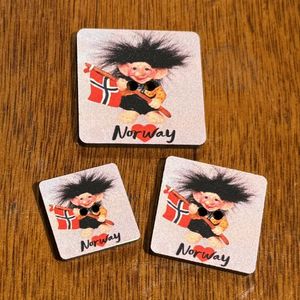 Knapp 3stk i pakken - Troll