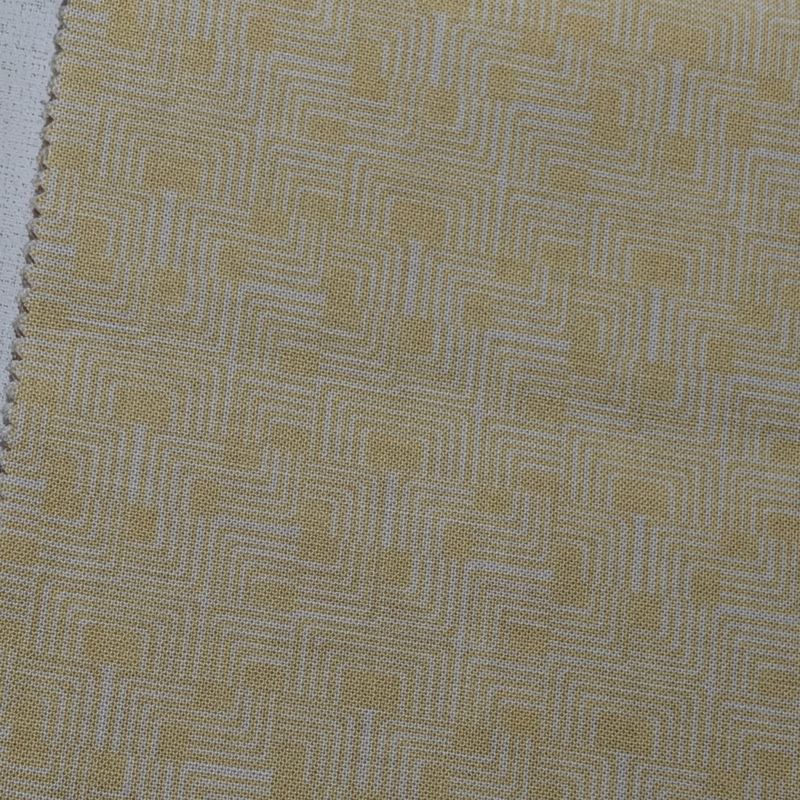 Jen Kingwell -Bonbons Gathered -  Grafisk trykk i gult på lys bunn