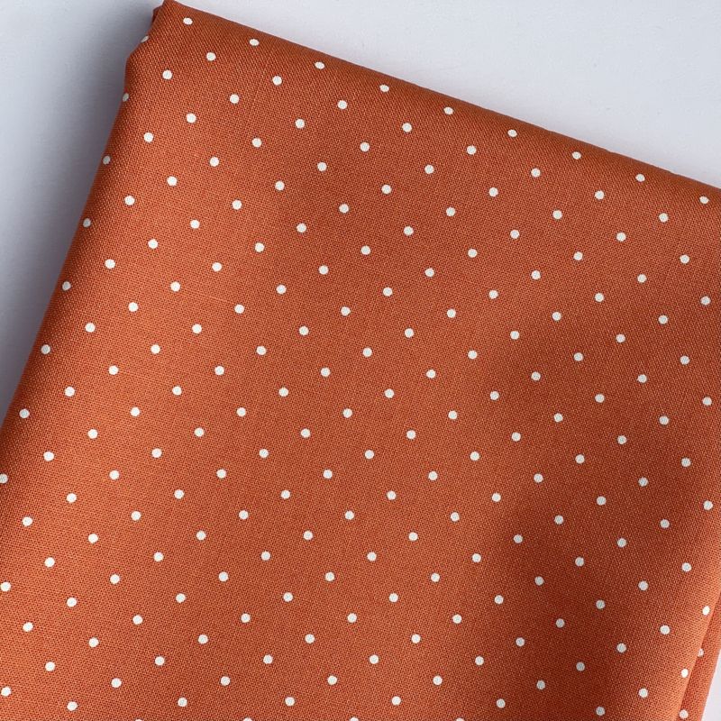 Tula Pink   - oransje med små prikker 50cm