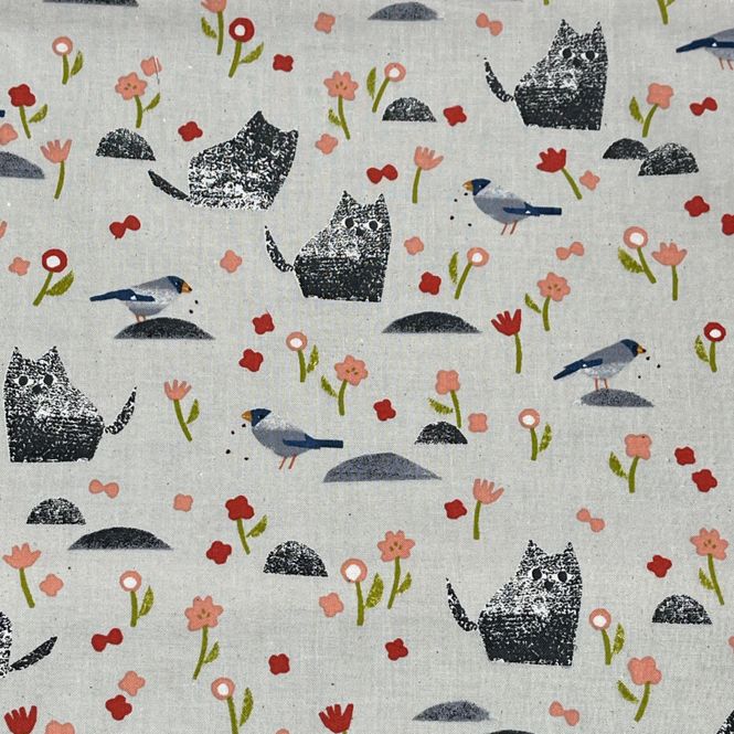 Hovedbilde Cotton og Steel - katter 70cm