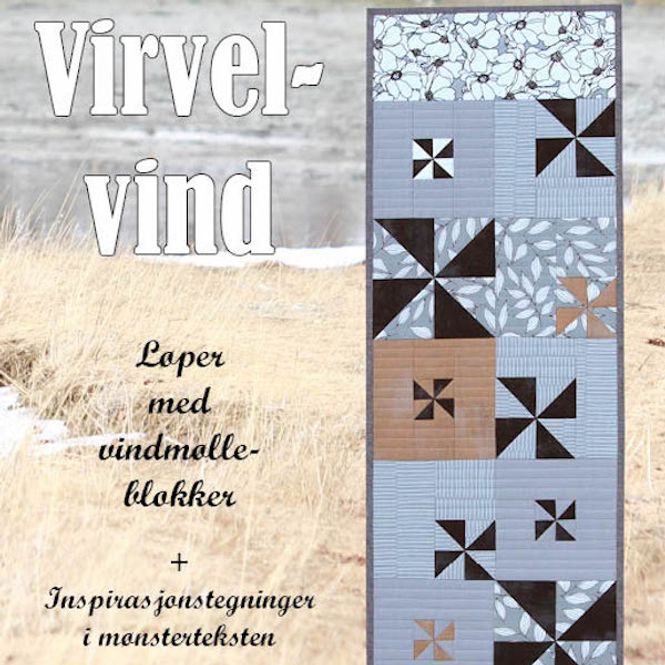 Hovedbilde Virvelvind - mønster på løper