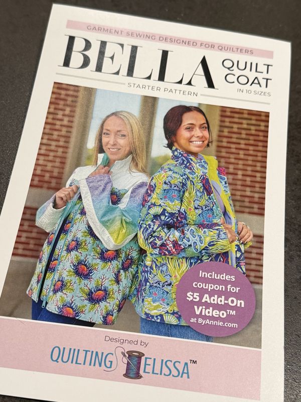 Mønster -  Bella Quilt coat -  starter pattern 