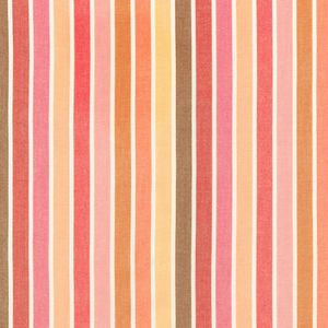 Kjøkkenruter - striper i rosa, fersken og brune striper